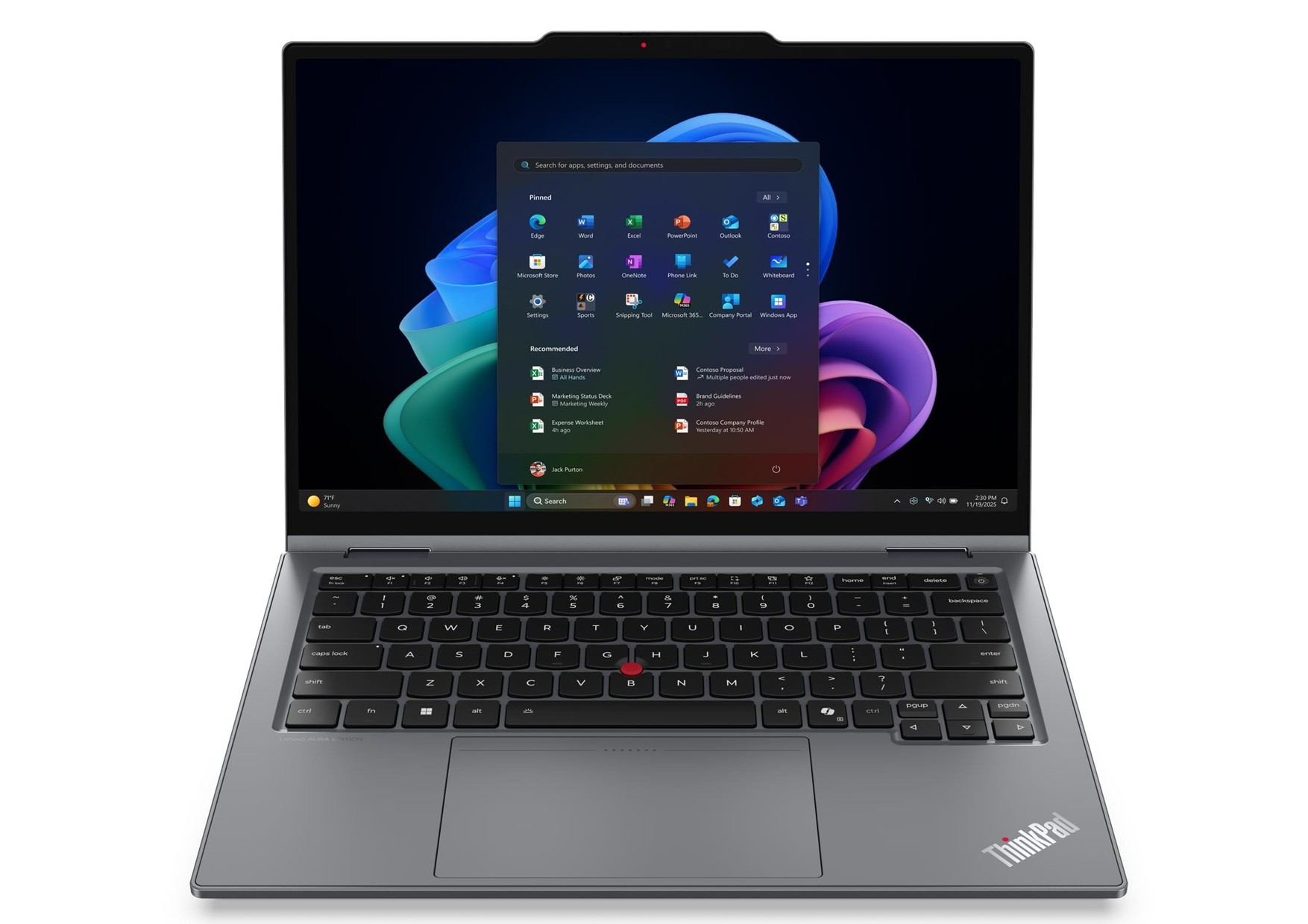 Lenovo ThinkPad X1 2-in-1 Gen11 Modell 21V9001YGE – Bild 2