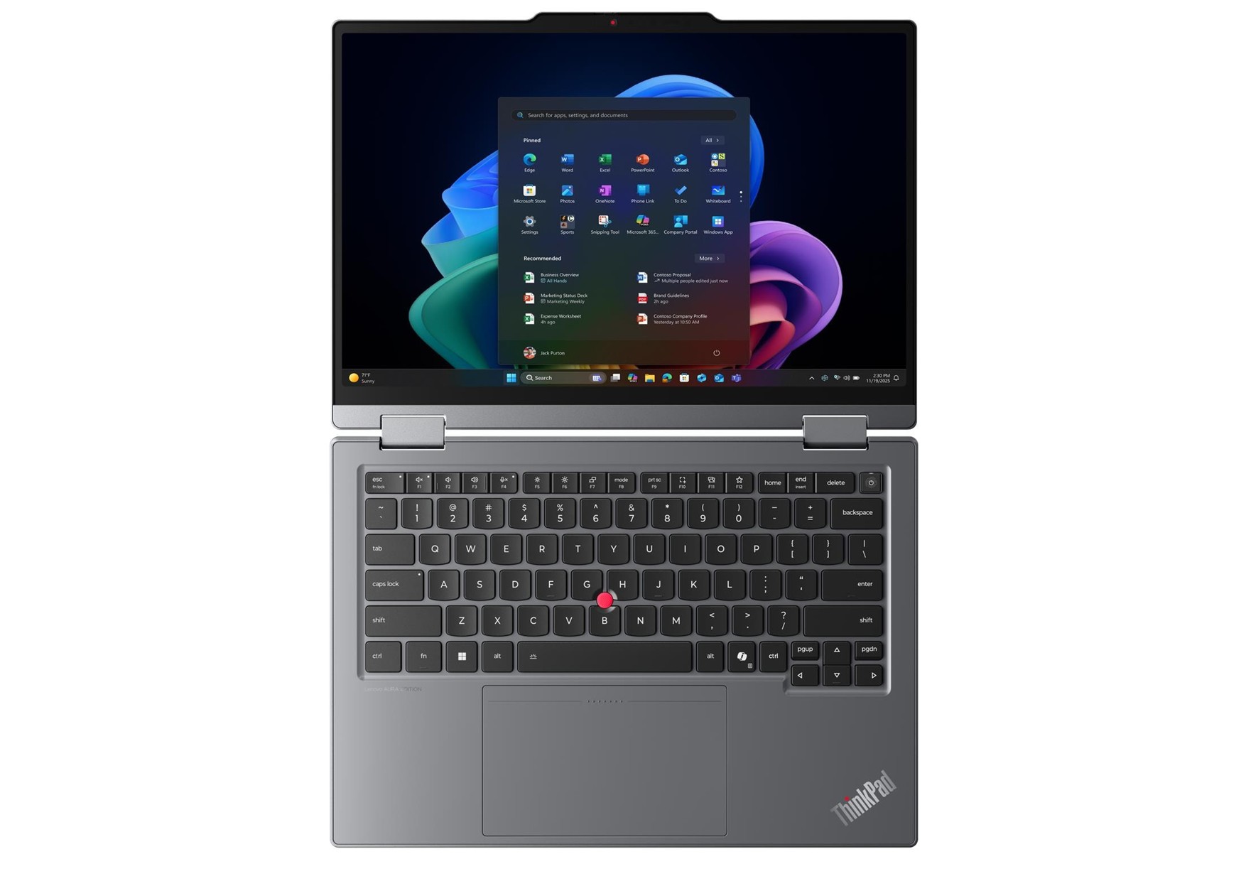 Lenovo ThinkPad X1 2-in-1 Gen11 Modell 21V9001YGE – Bild 8